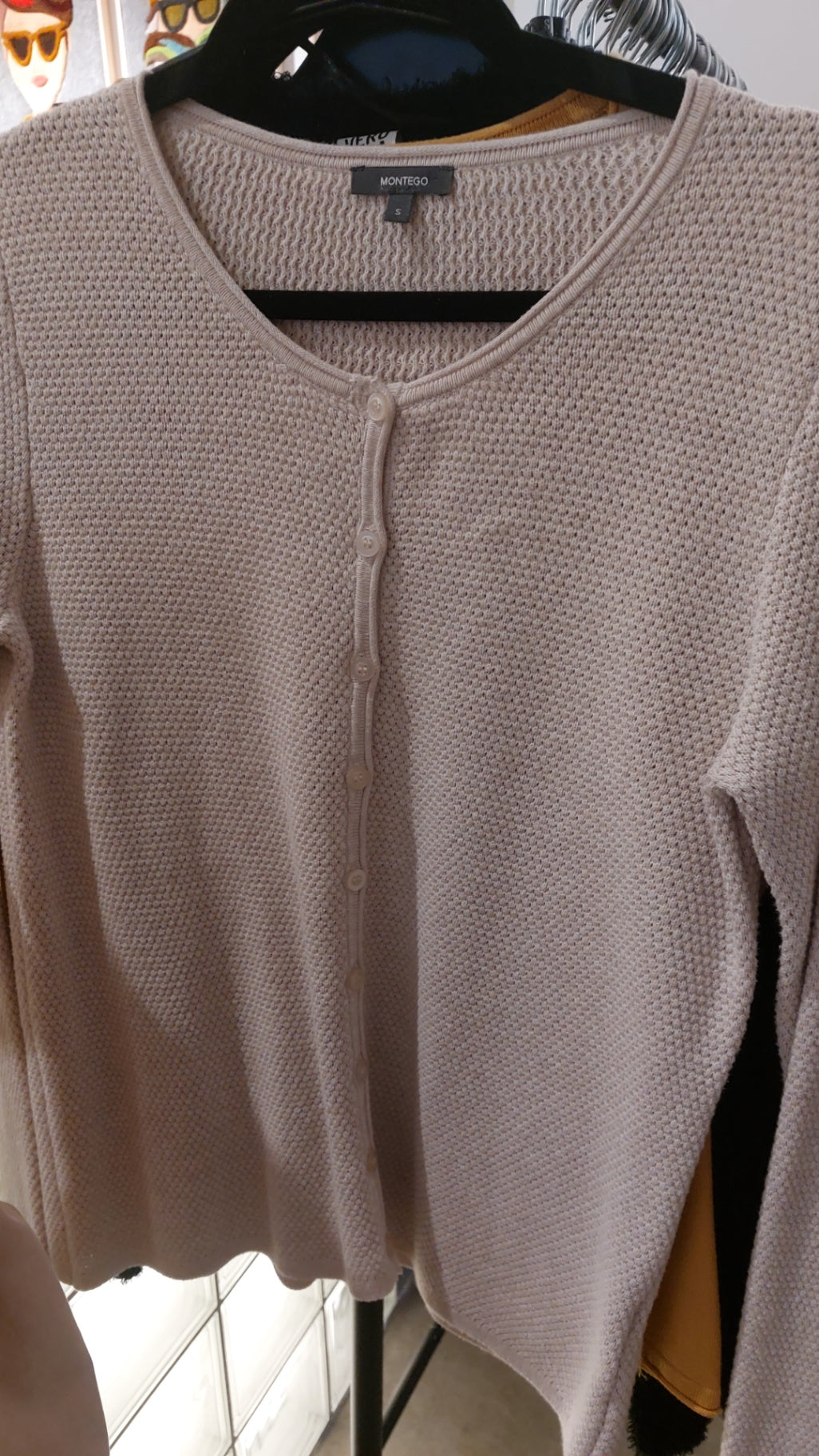 MONTEGO Strickjacke Beige Gr.: S