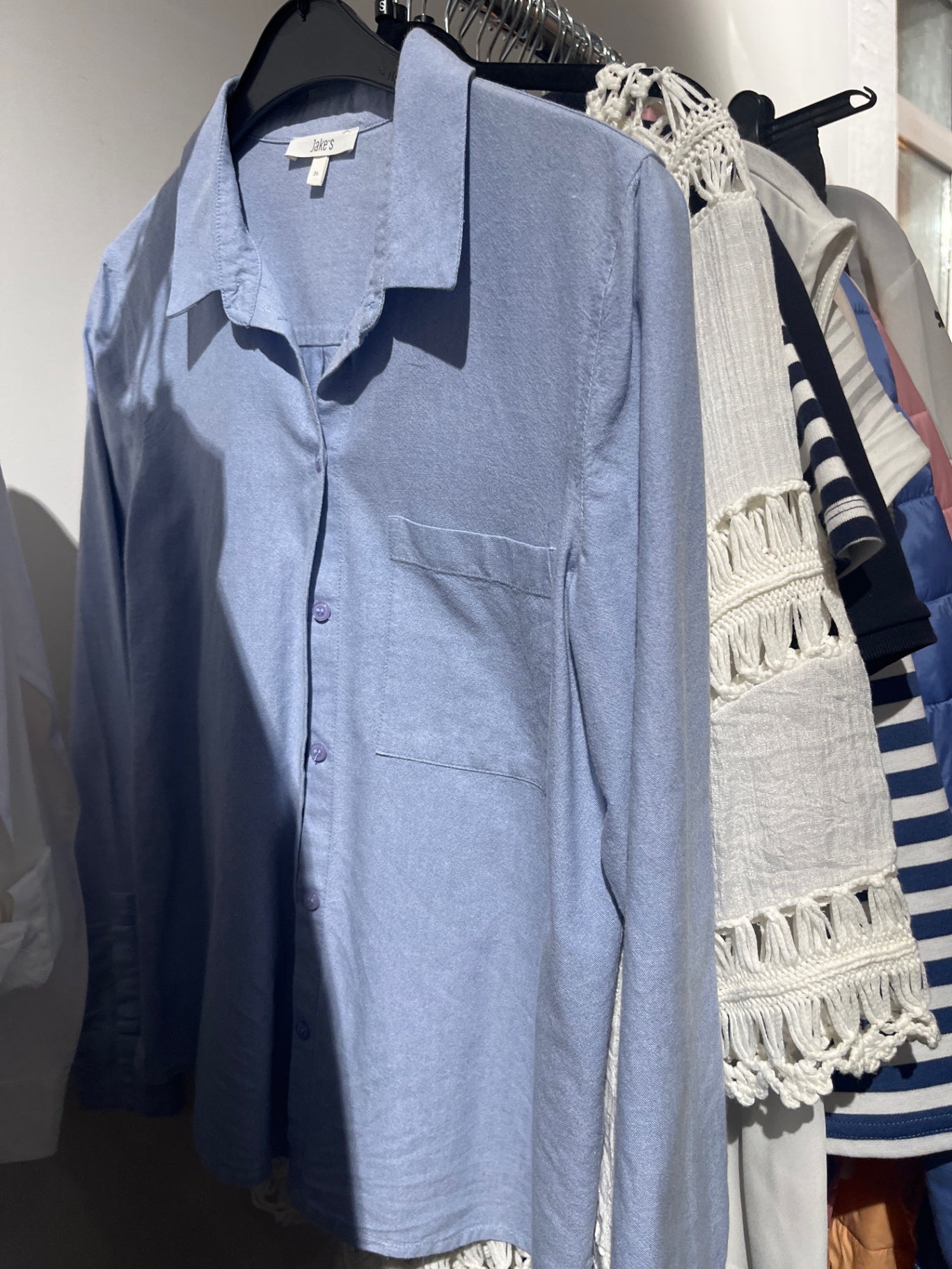 Jakes Hemd Hellblau Gr.: 36