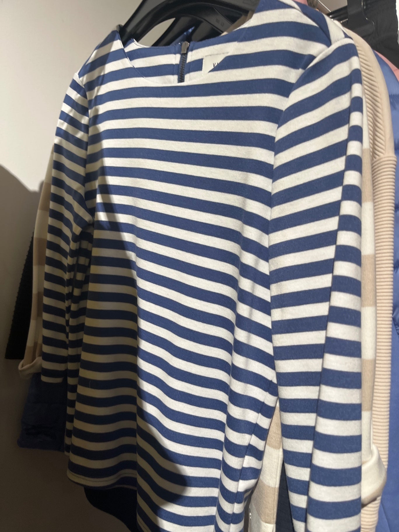 VILA Sweatshirt Blau und Weiß Gr.: S