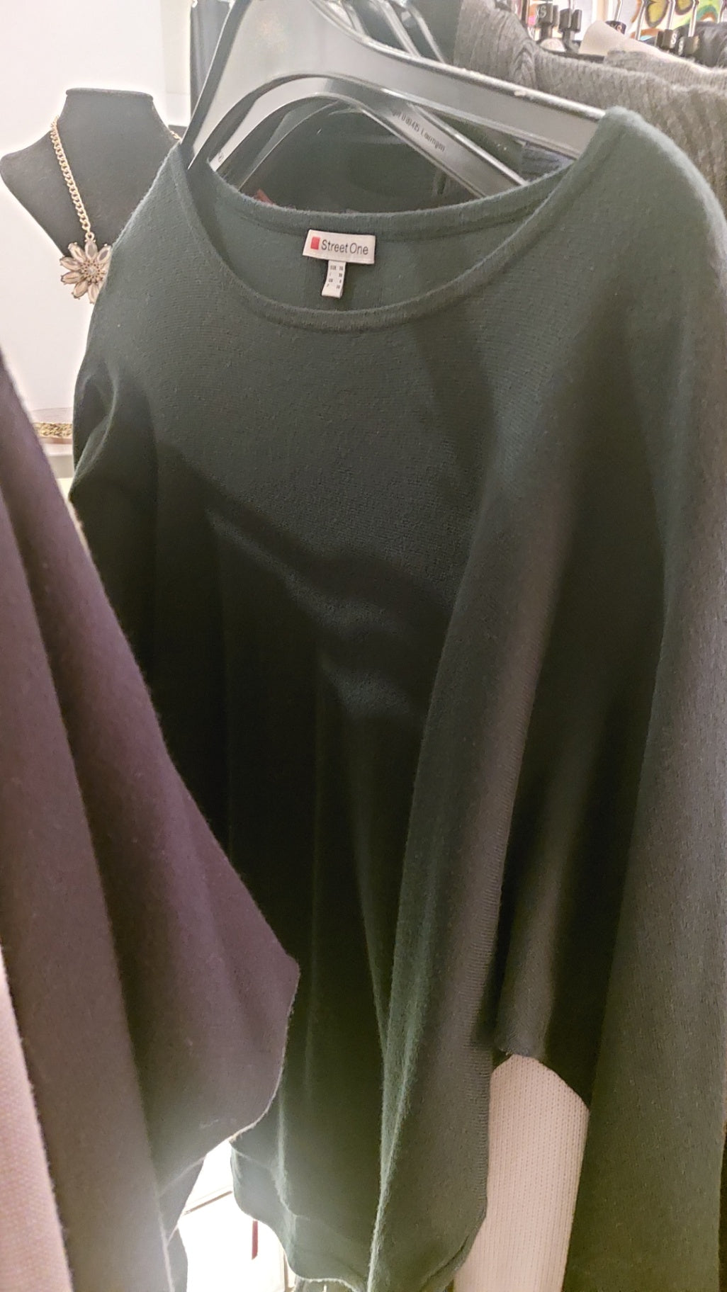 Street One Pullover Dunkelgrün Gr.: XS