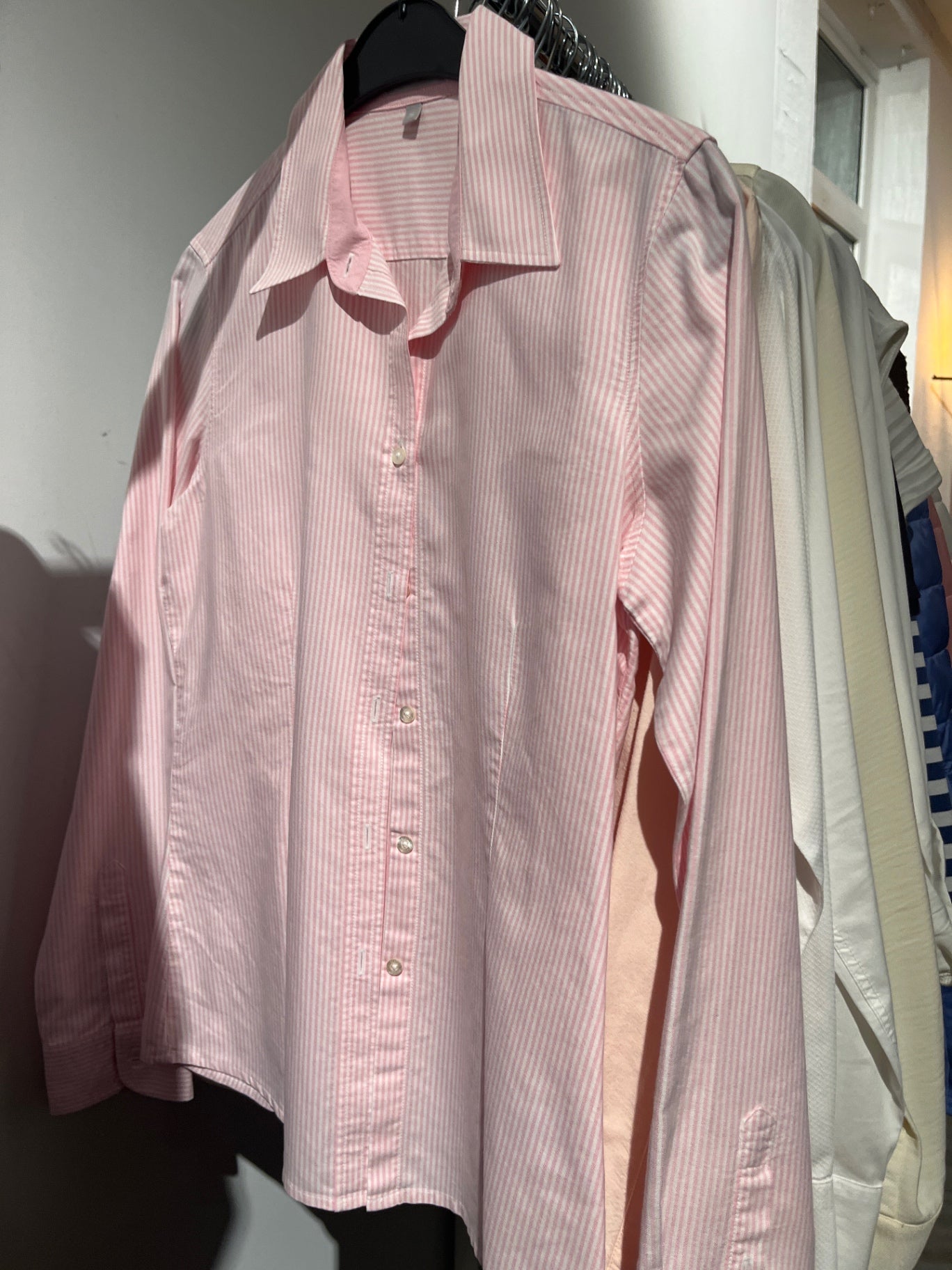 Marco Pecci Hemd Rosa Streifen Gr.: S