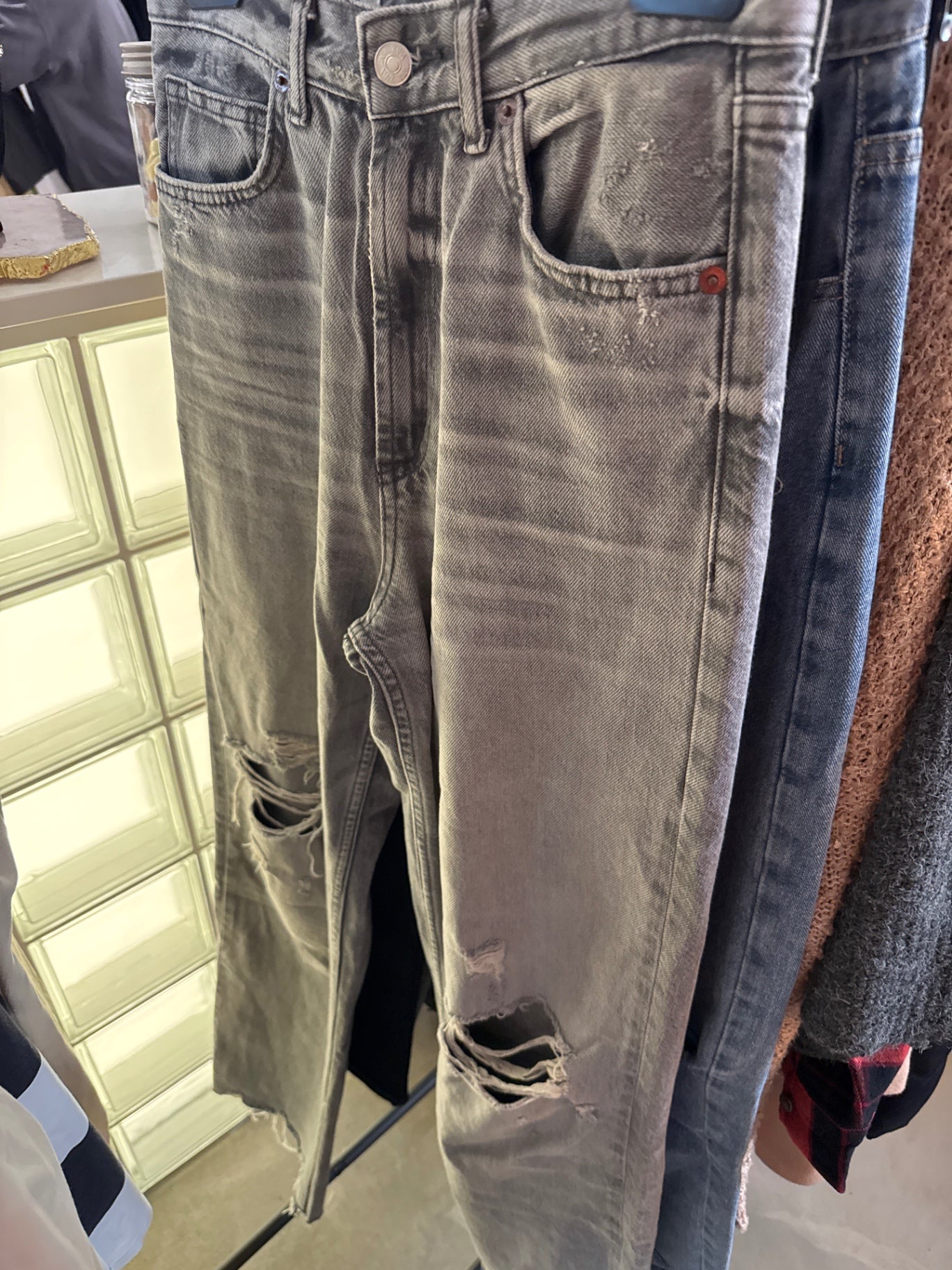 Zara Jeans Grau Gr.: S