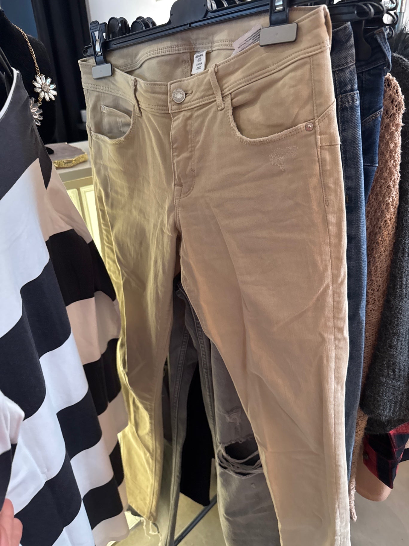 H&M Jeans Beige Gr.: M