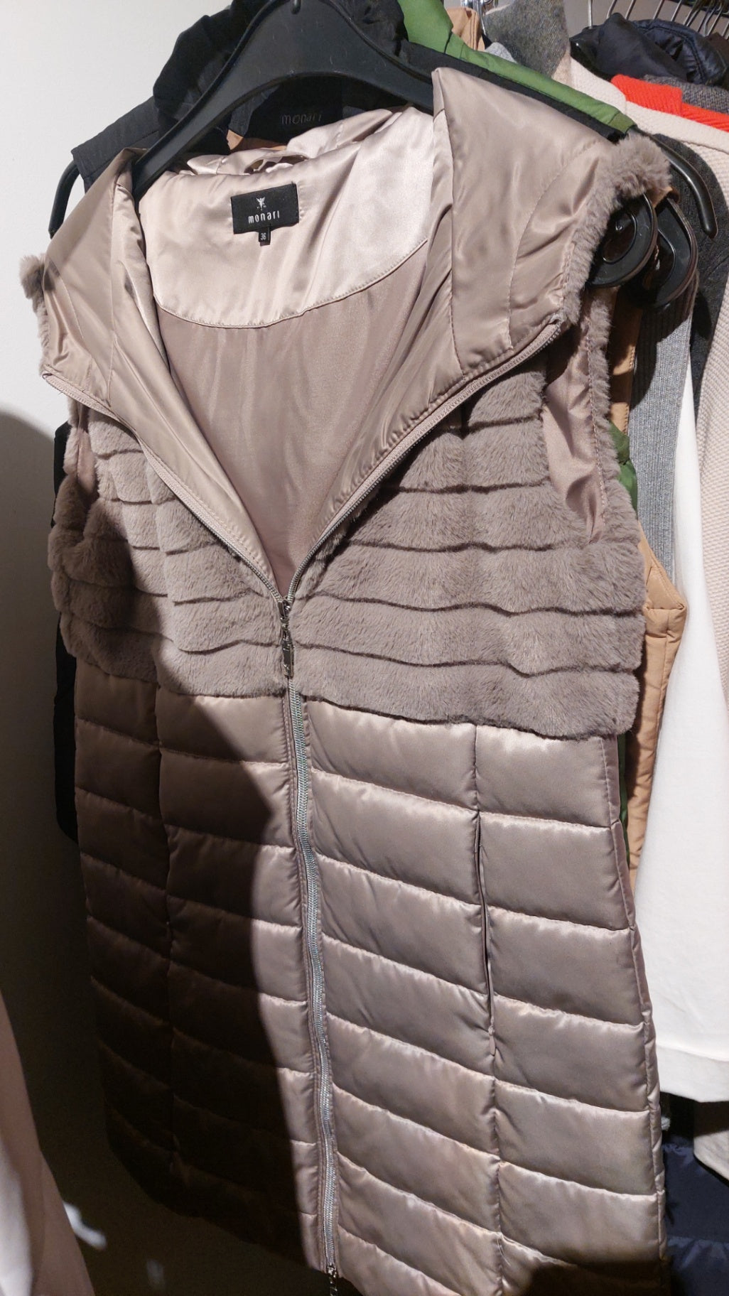 Monari Weste Beige Gr.: S