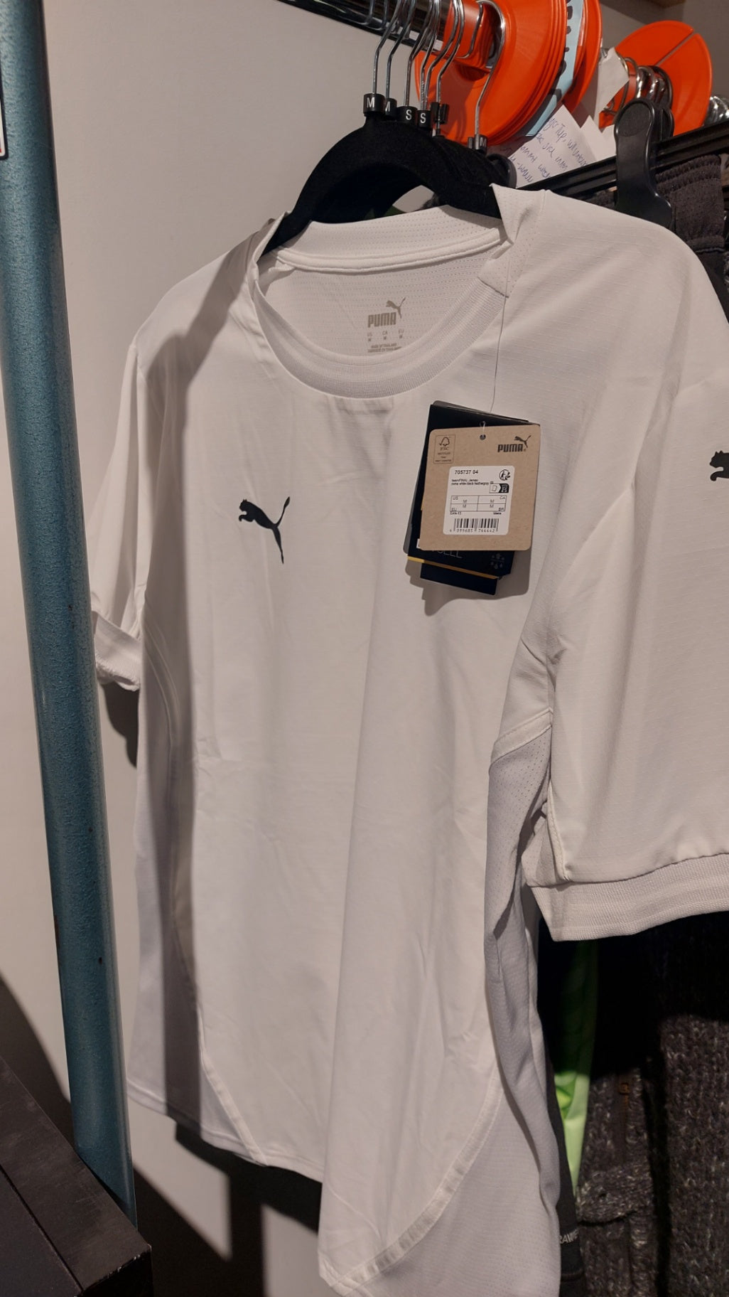 Puma T-Shirt Weiß Gr.: M