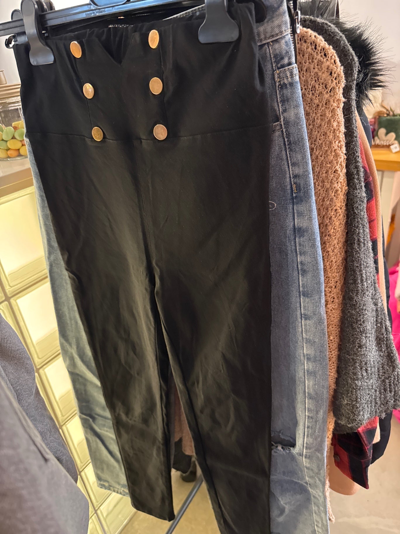  Legging Schwarz Gr.: M