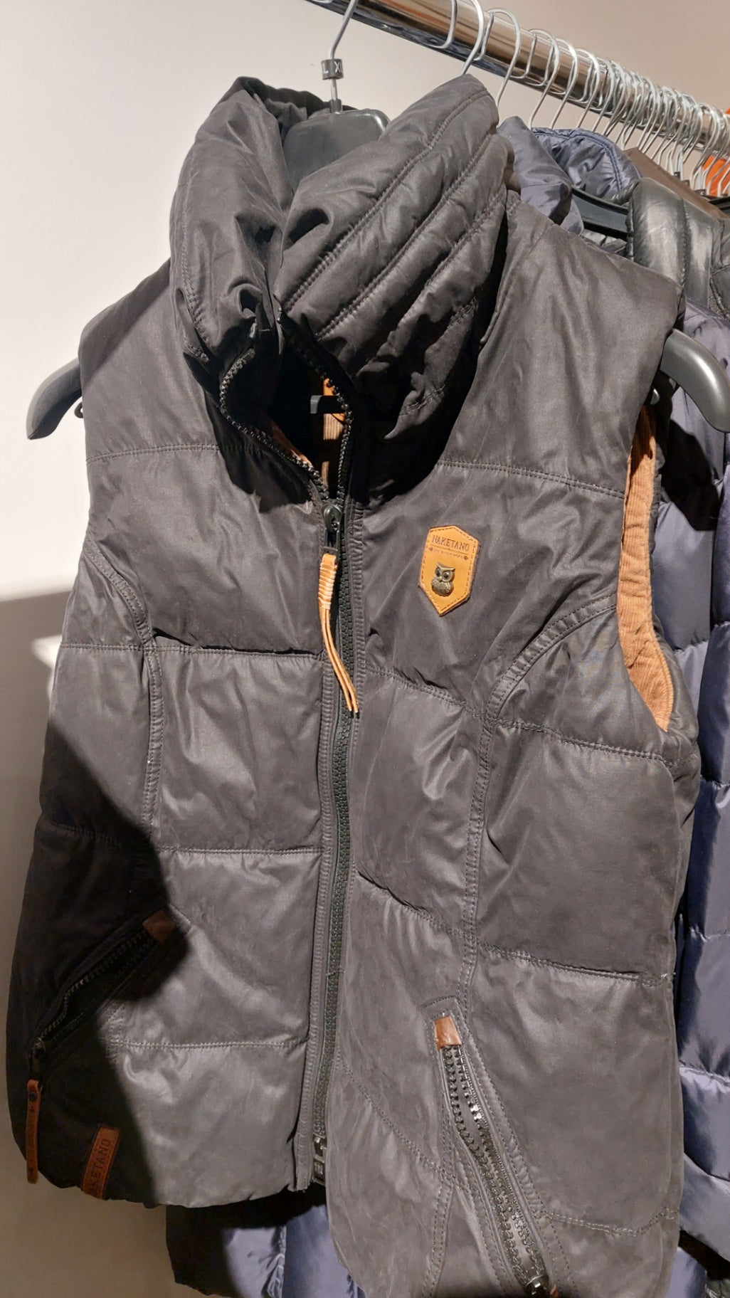 Naketano Weste Schwarz/Braun Gr.: XL