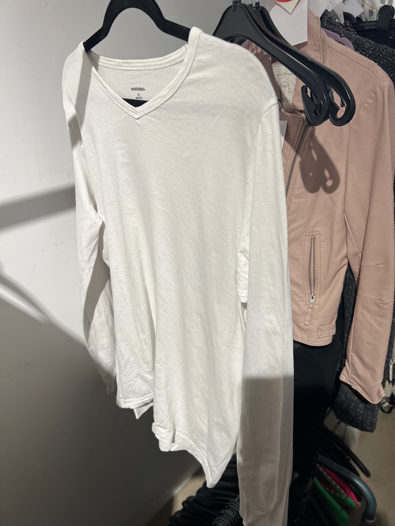 Watsons Longsleeve Weiß Gr.: M
