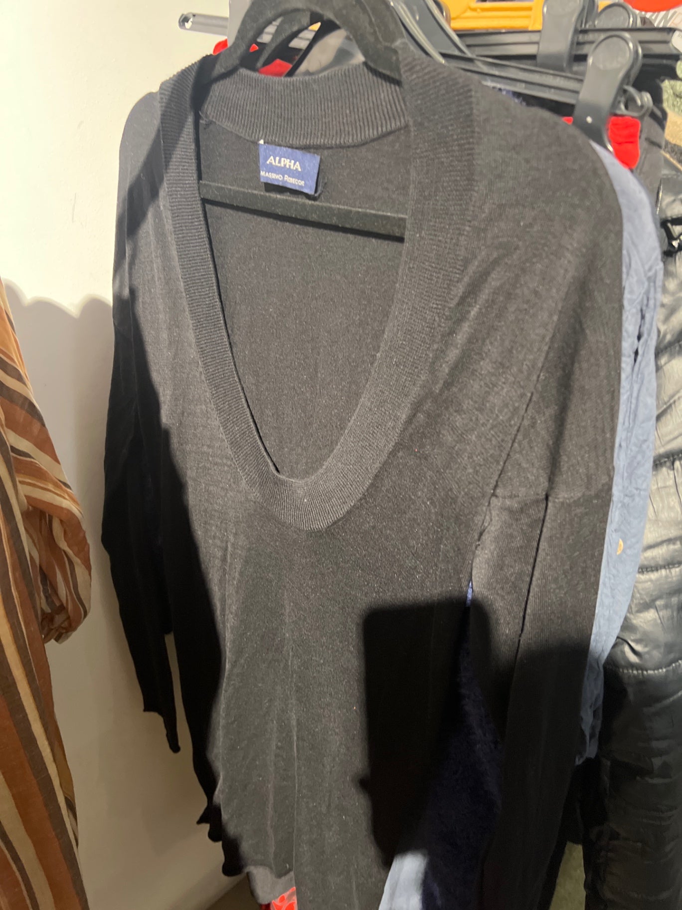 Alpha Pullover Schwarz Gr.: L