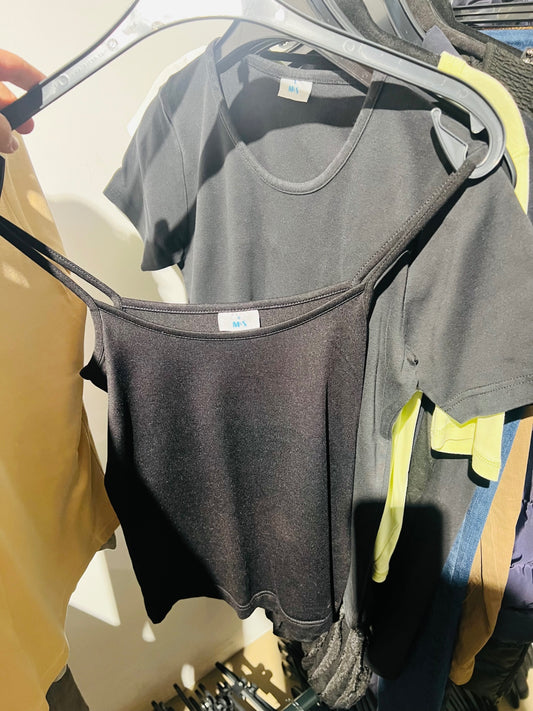 Top Schwarz Gr.: S
