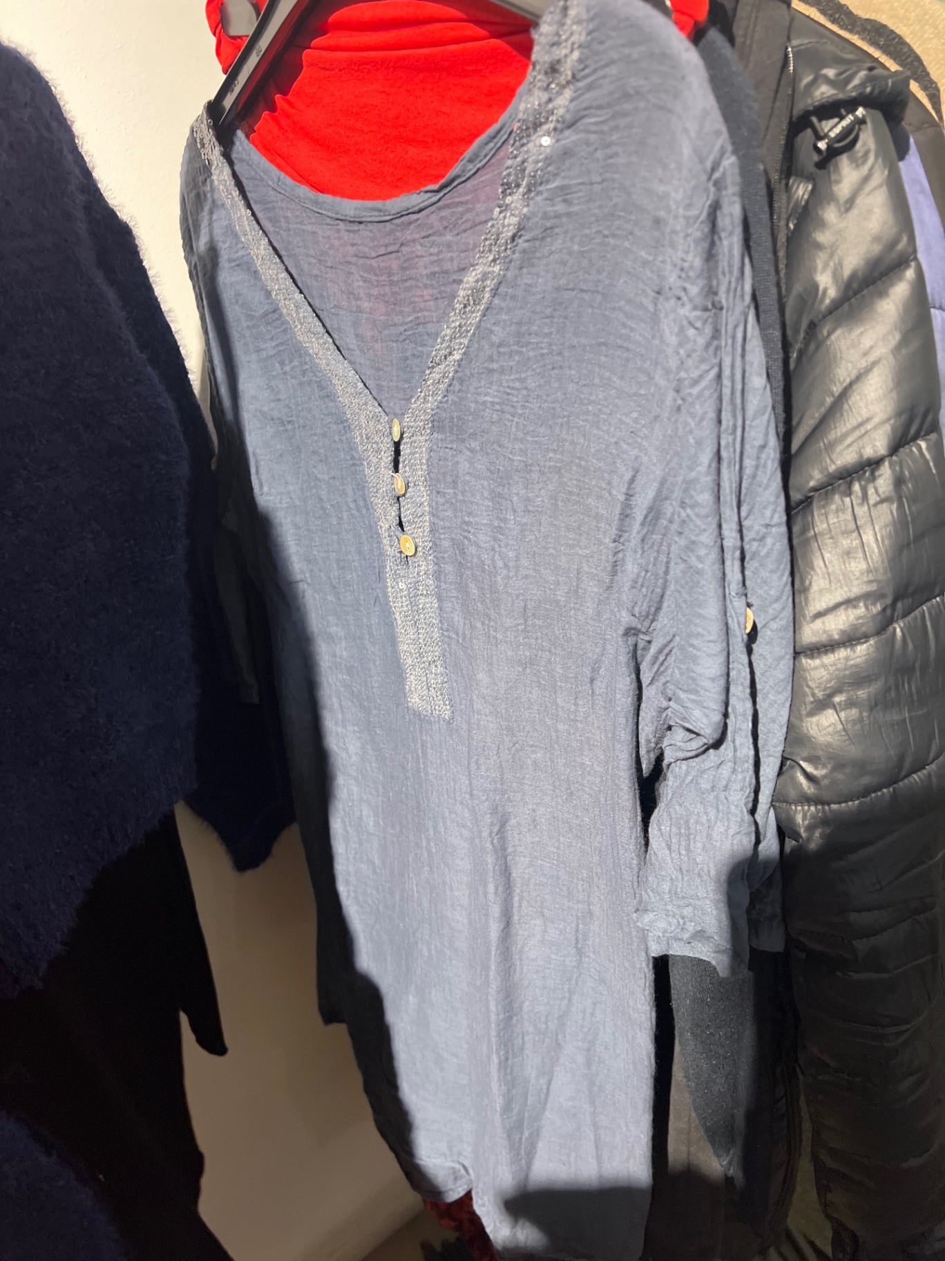 Bluse Grau Gr.: M