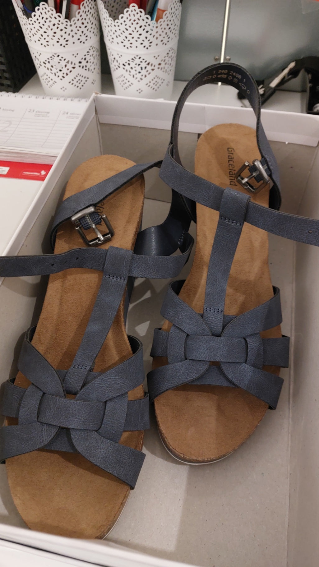 Graceland Sandalen Blau Gr.: 39