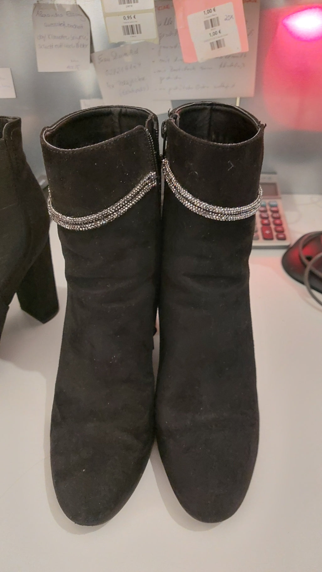 Stiefeletten Schwarz Gr.: 40