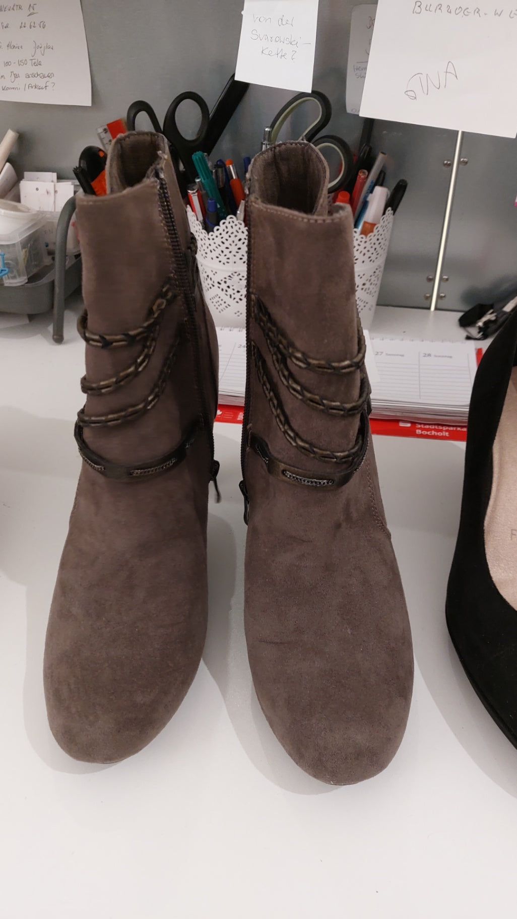 Tamaris Stiefeletten Braungrau Gr.: 40