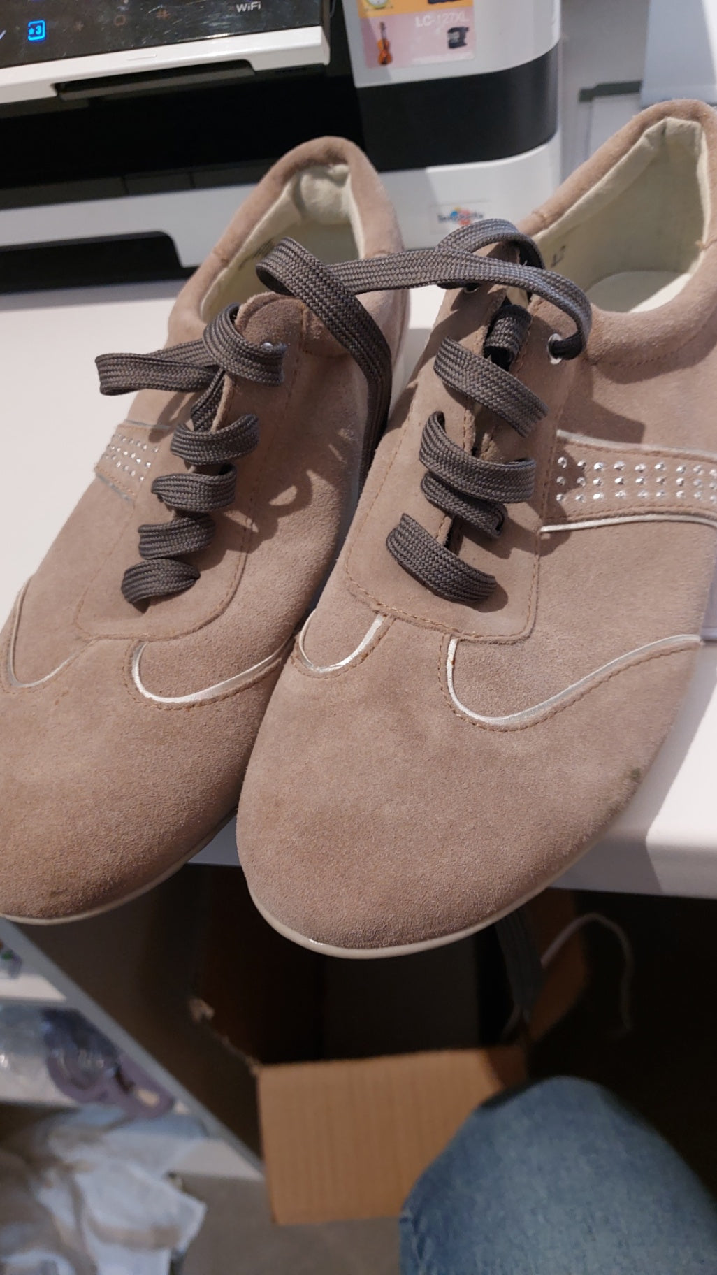 Caprice Sneaker Beige Gr.: 42