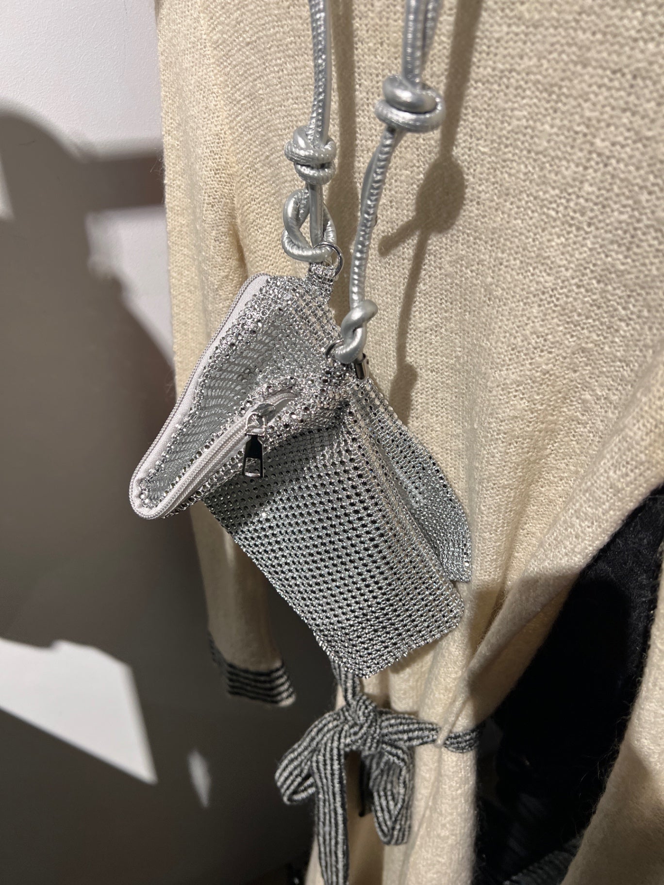 Handtasche Silber 