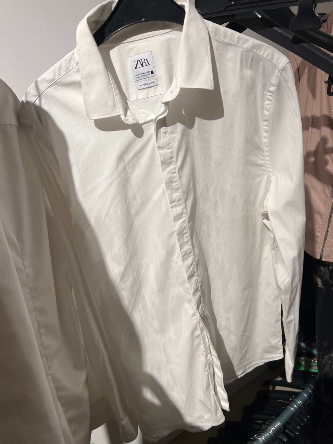 ZARA Hemden Weiß Gr.: XL