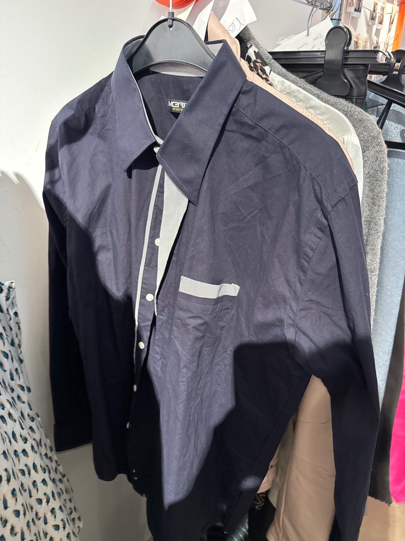 Merish Hemd Dunkelblau Gr.: M