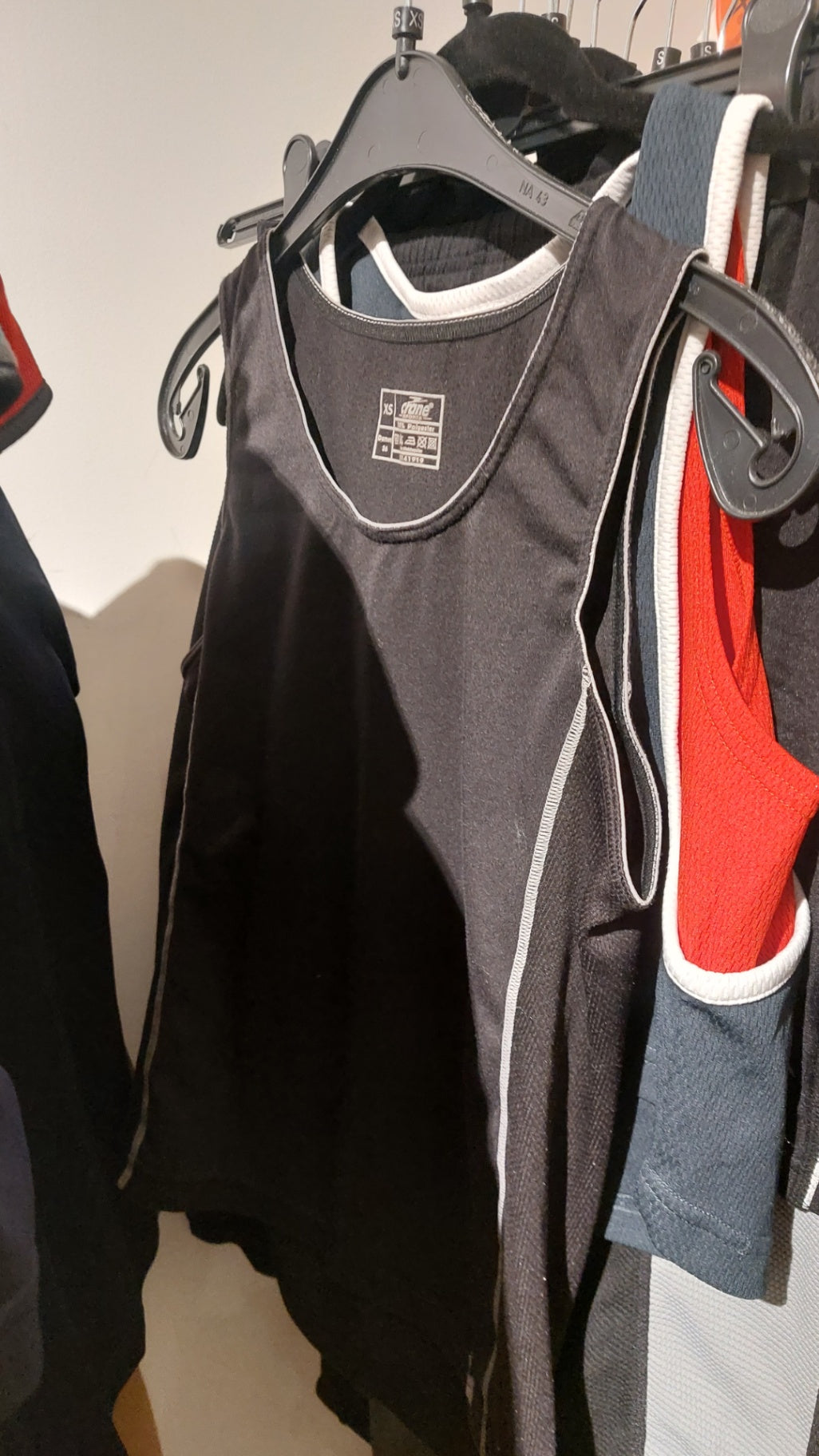Crane Sporttop Schwarz Gr.: S