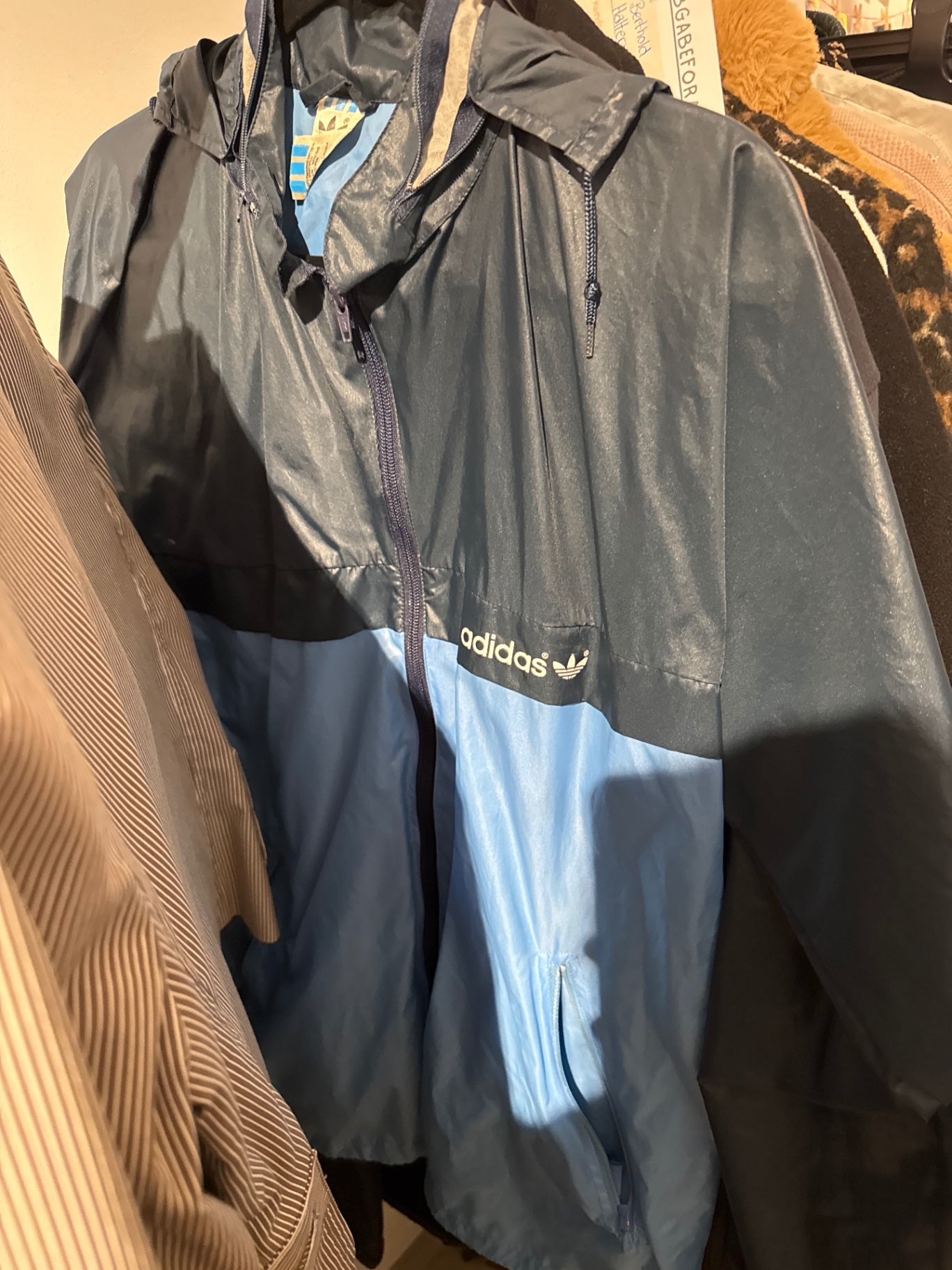 adidas Regenjacke Vintage Gr :48