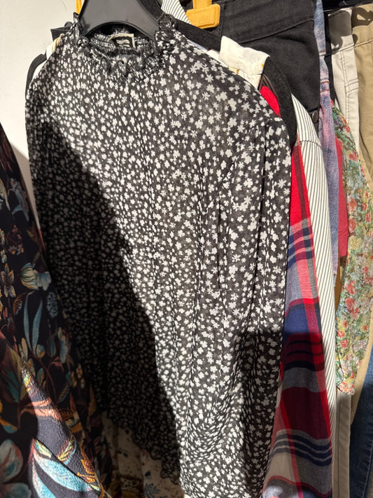 Pimkie Bluse Schwarz und Weiß Gr.: M