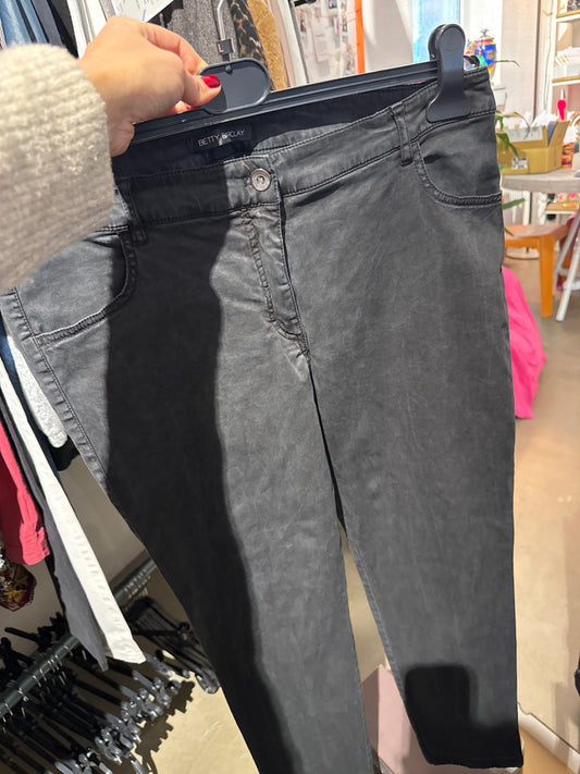 Betty Barclay Jeans Grau Schwarz Gr.: L
