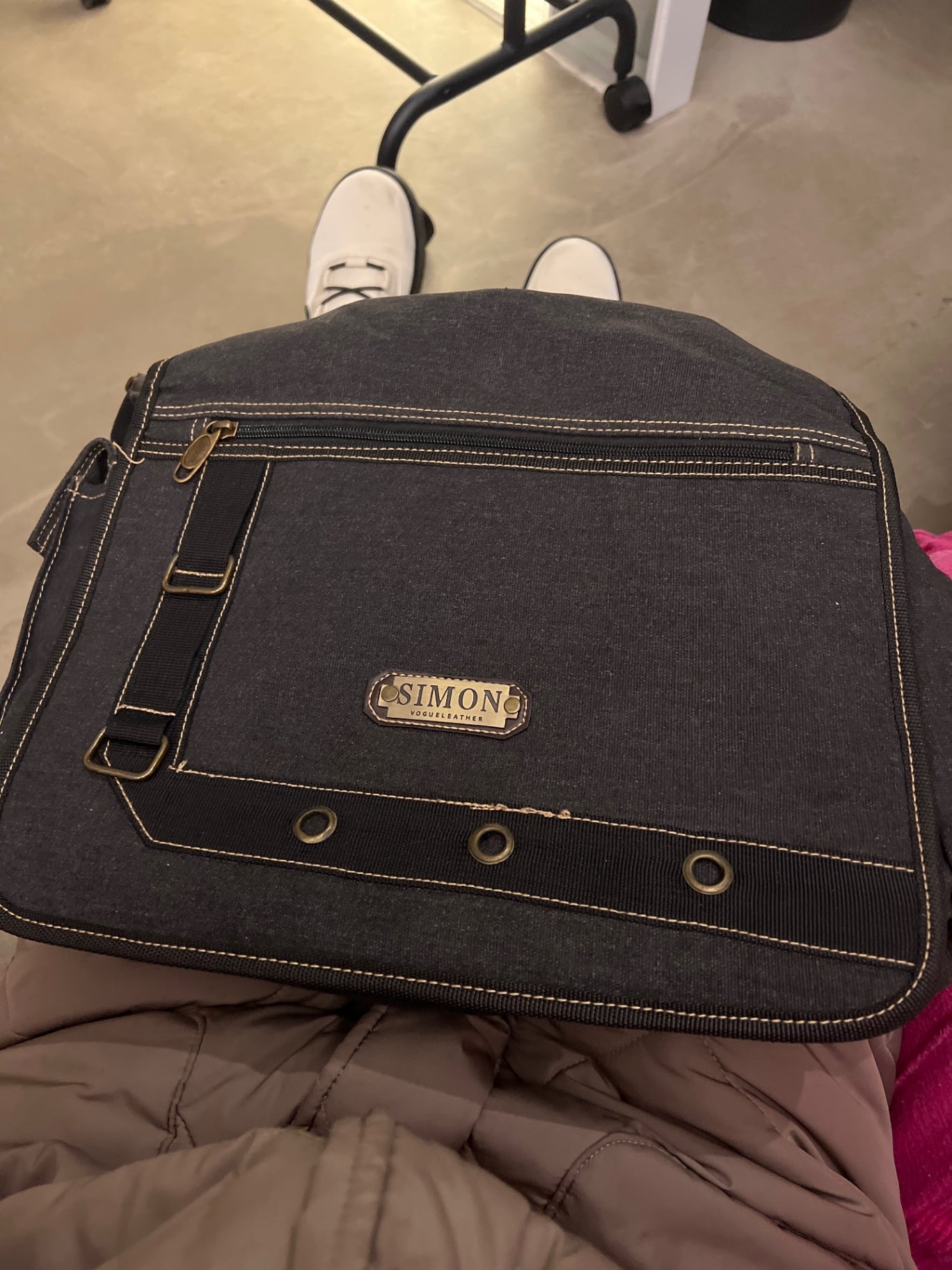 SIMON Tasche Grau Denim 