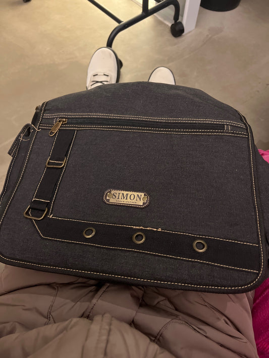SIMON Tasche Grau Denim 
