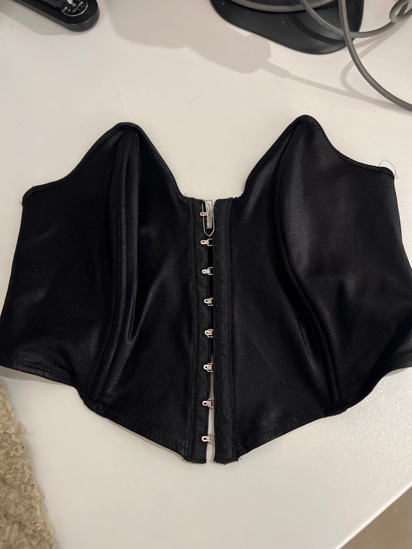 Bustier Schwarz Gr.: S/M
