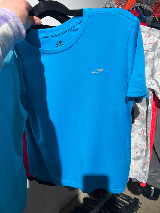 B-WARE Champion T-Shirt Blau Gr.: M