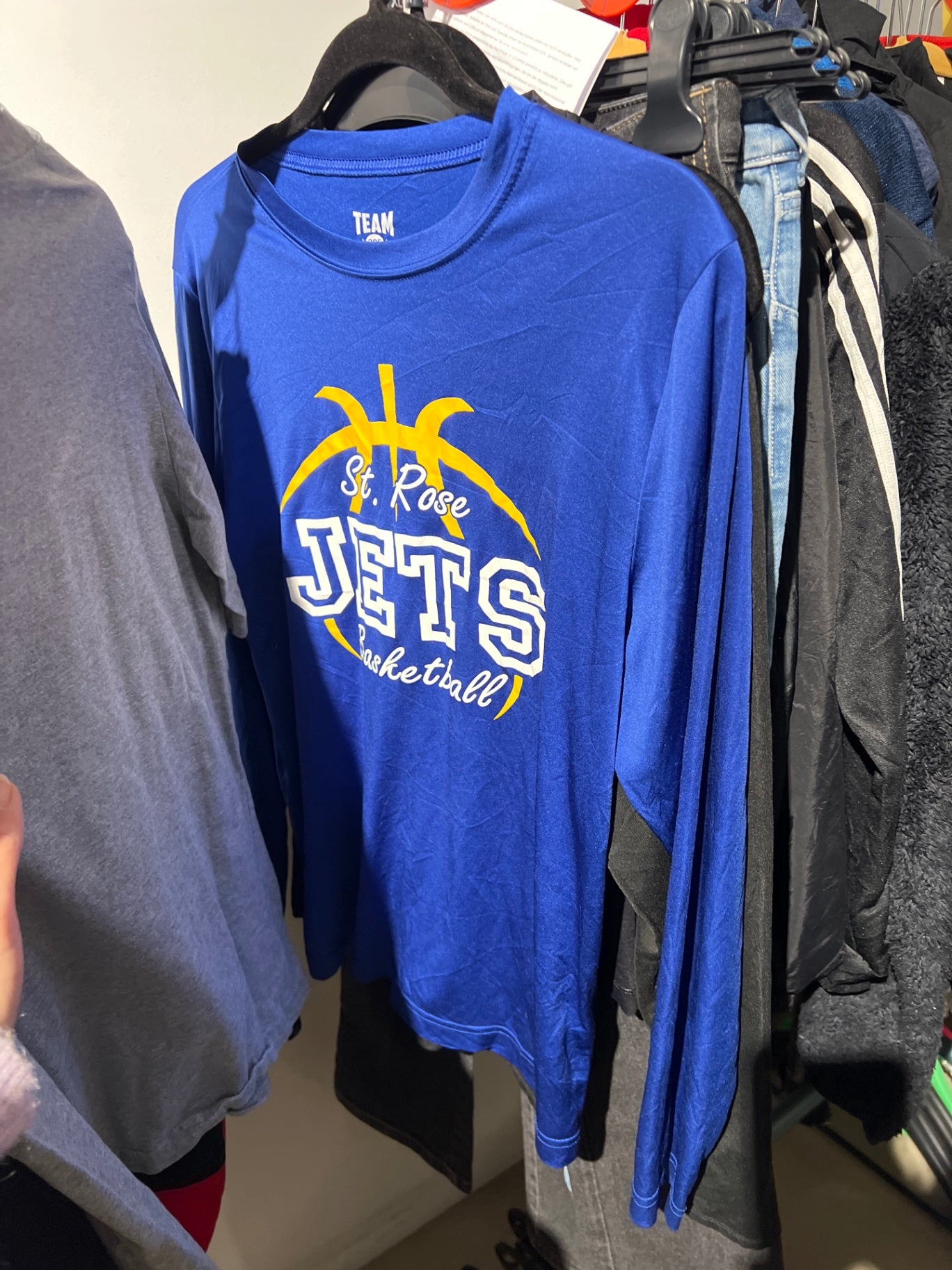 Jets Longsleeve Blau Gr.: M
