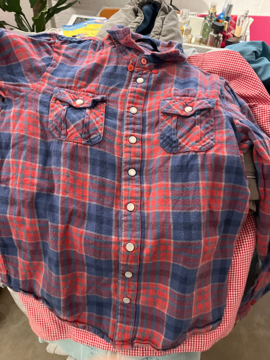 Tchibo Hemd Rot und Blau Gr.: 146/152