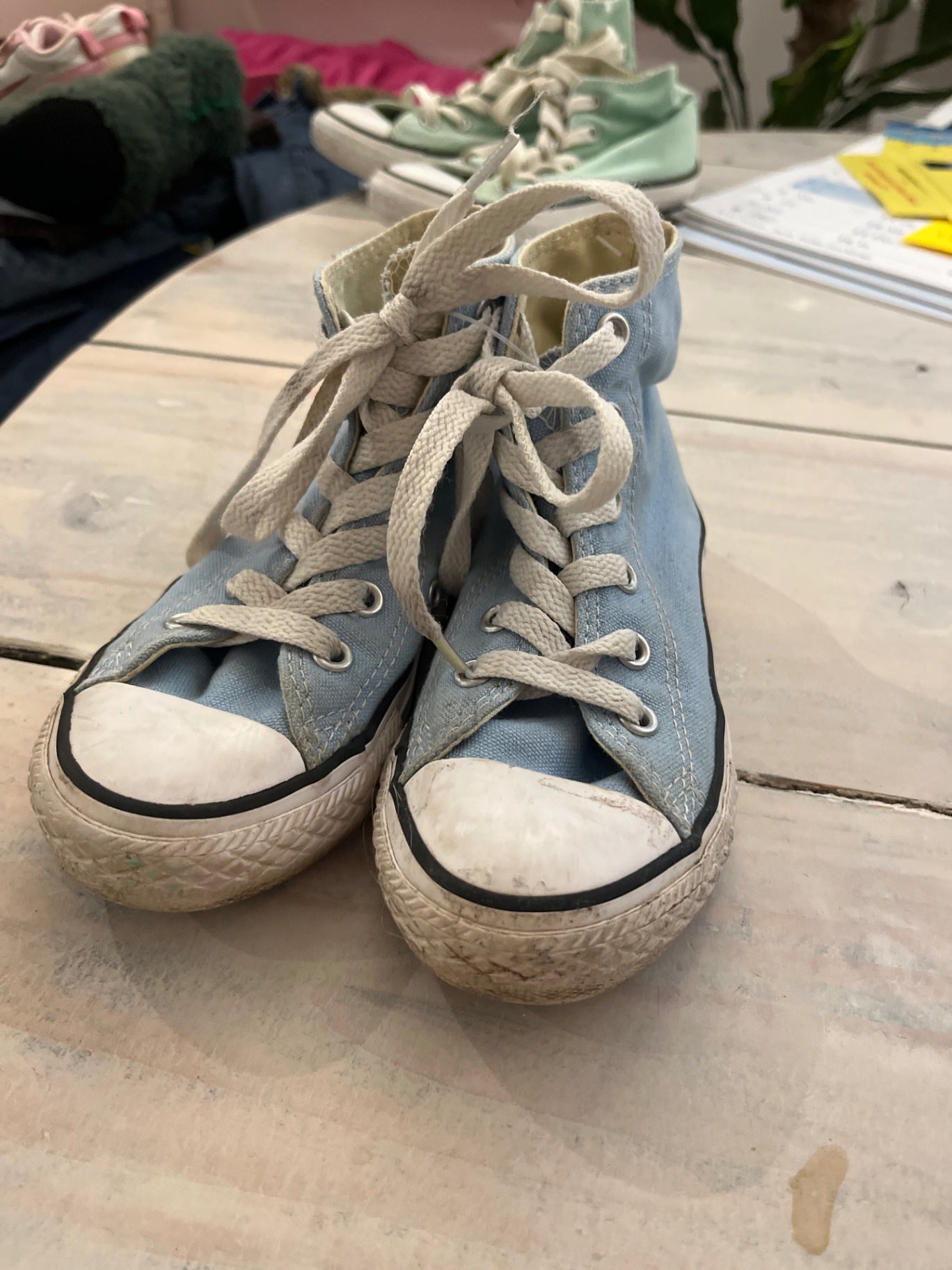 Converse Schuhe Hellblau Gr.: 28