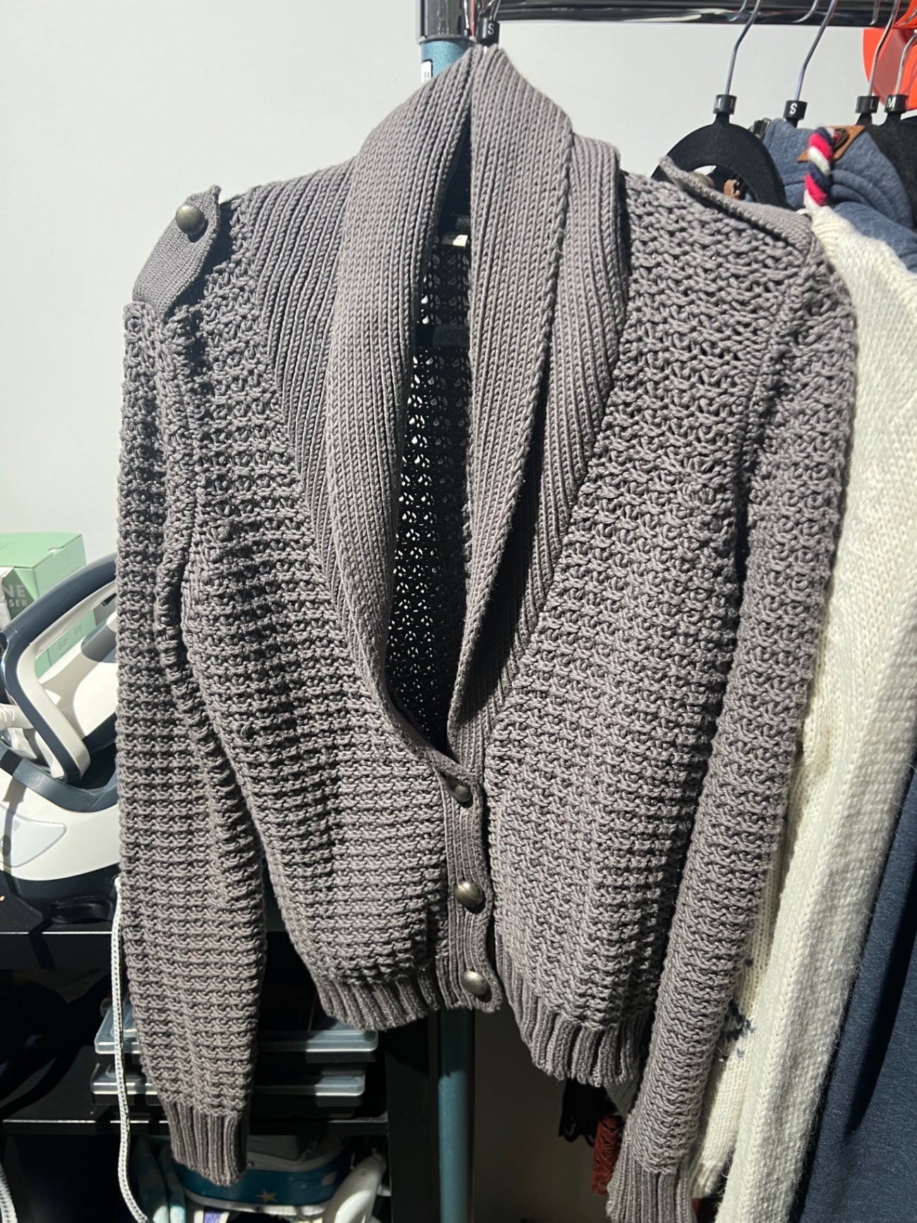 Esprit Strickjacke Grau Gr.: S