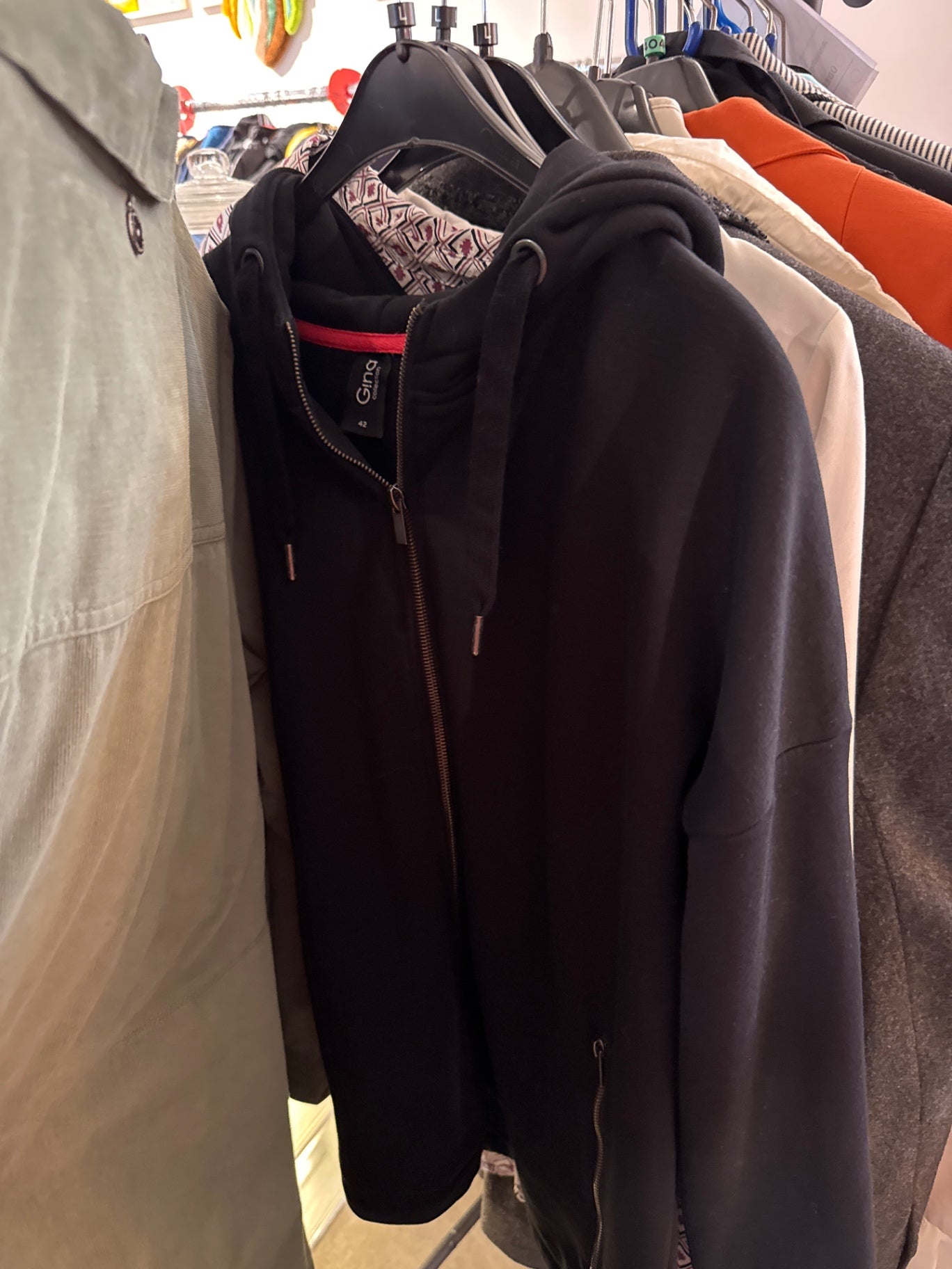 Gina Sweatjacke Schwarz Gr.: 42