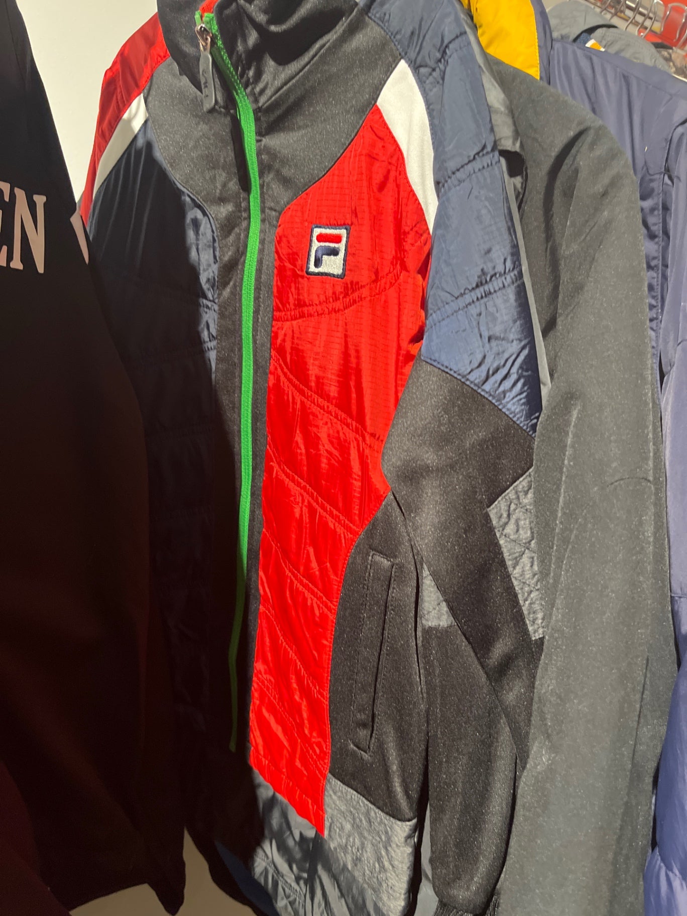 Fila Jacke Schwarz,rot Gr.: 134