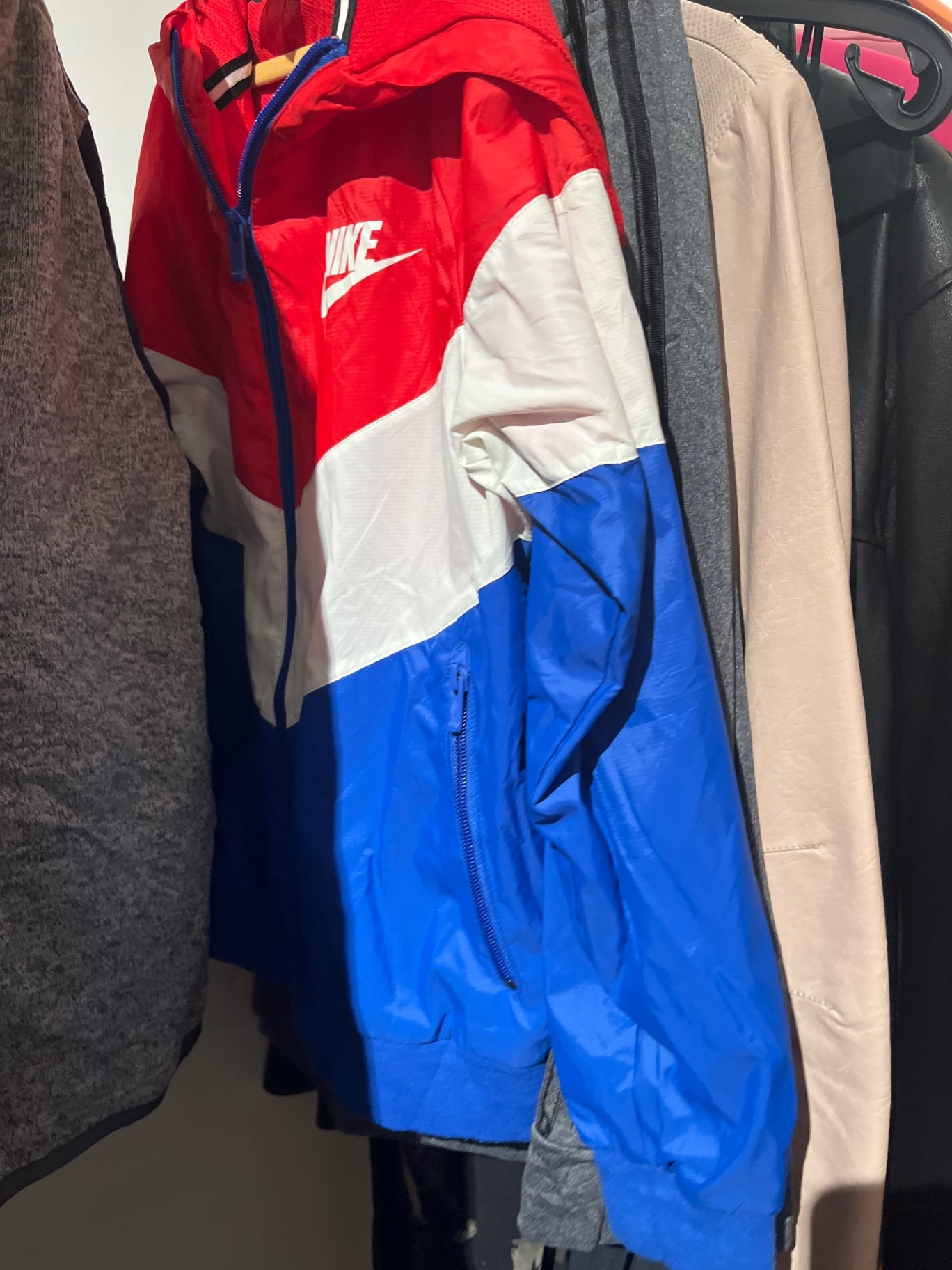 Nike Jacke Rot,Weiß,Blau Gr.: 146