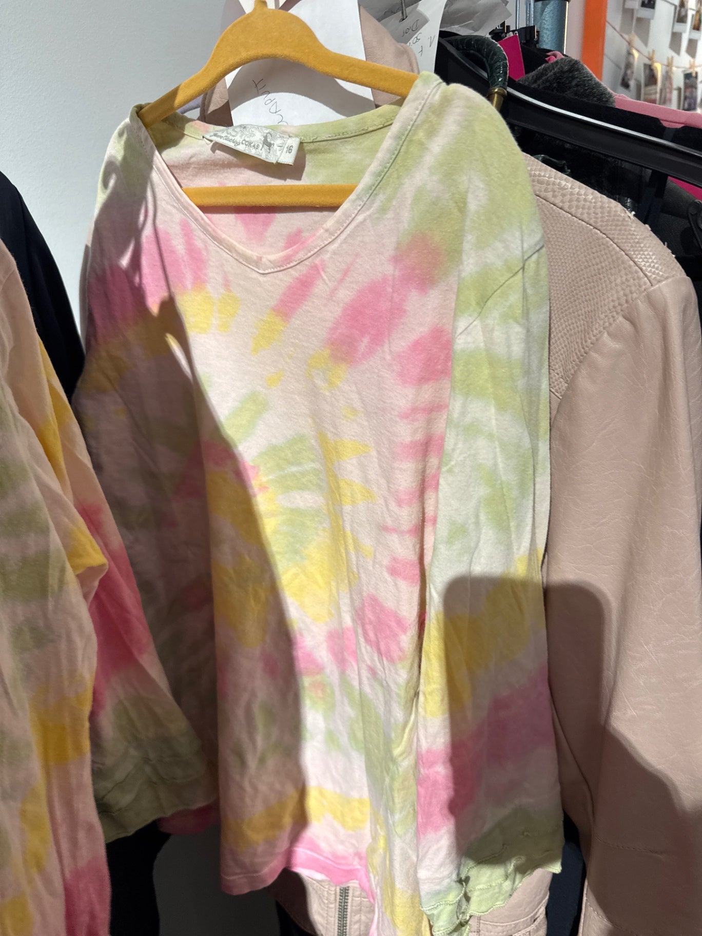 Top Batik Pastellfarben Gr.: xxS