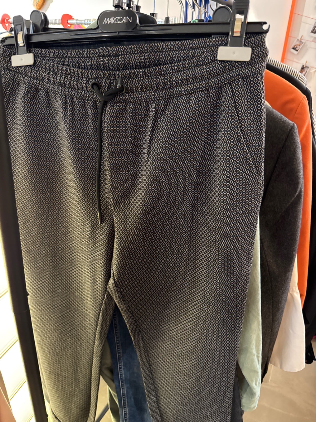 Multiblu Joggpants Schwarz Muster Gr.: 38