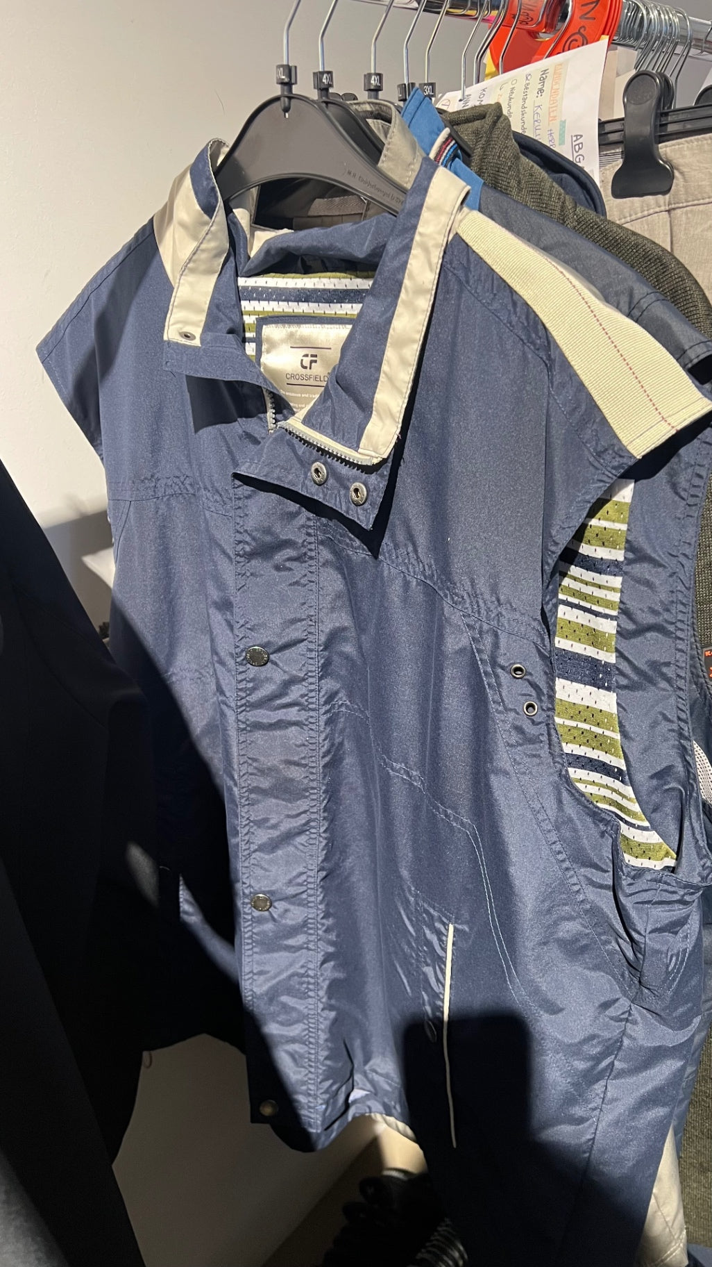 Crossfield Weste Blau Gr.: XXL