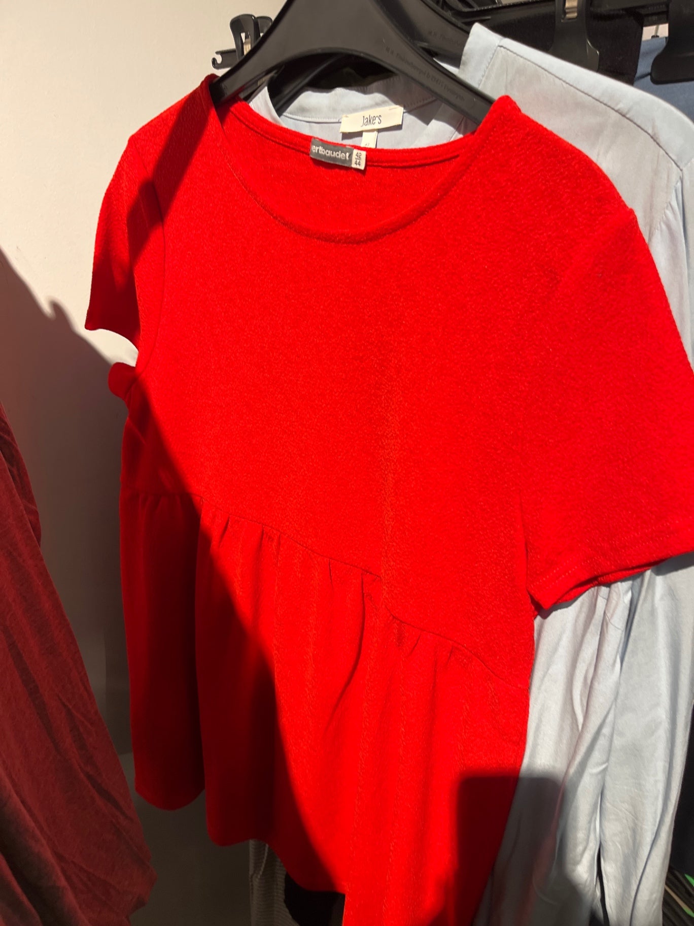 Vertbaudet Umstandsshirt Rot Gr.: L