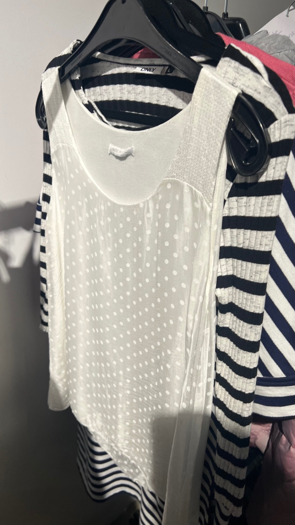 Made in Italy Top Weiß Gr.: M