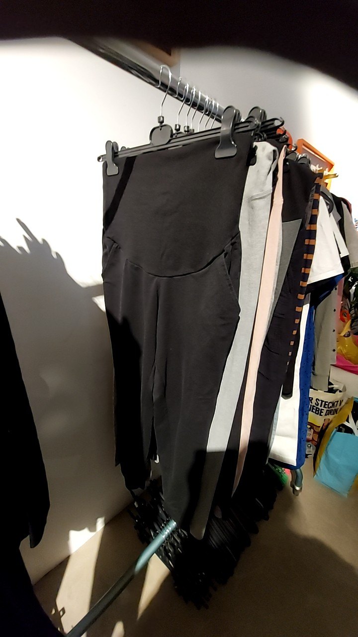 H&M Mama Umstands-Leggings Schwarz Gr.: M
