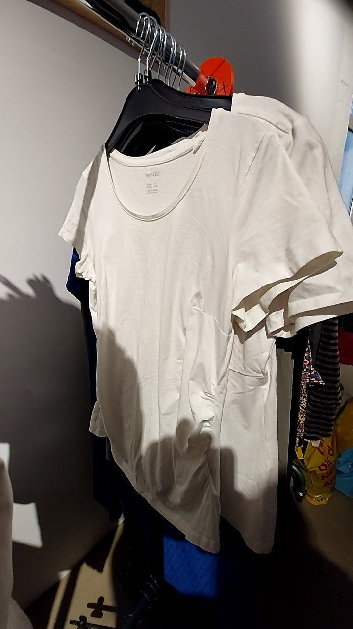 Esmara Umstands-Shirt Weiß Gr.: L