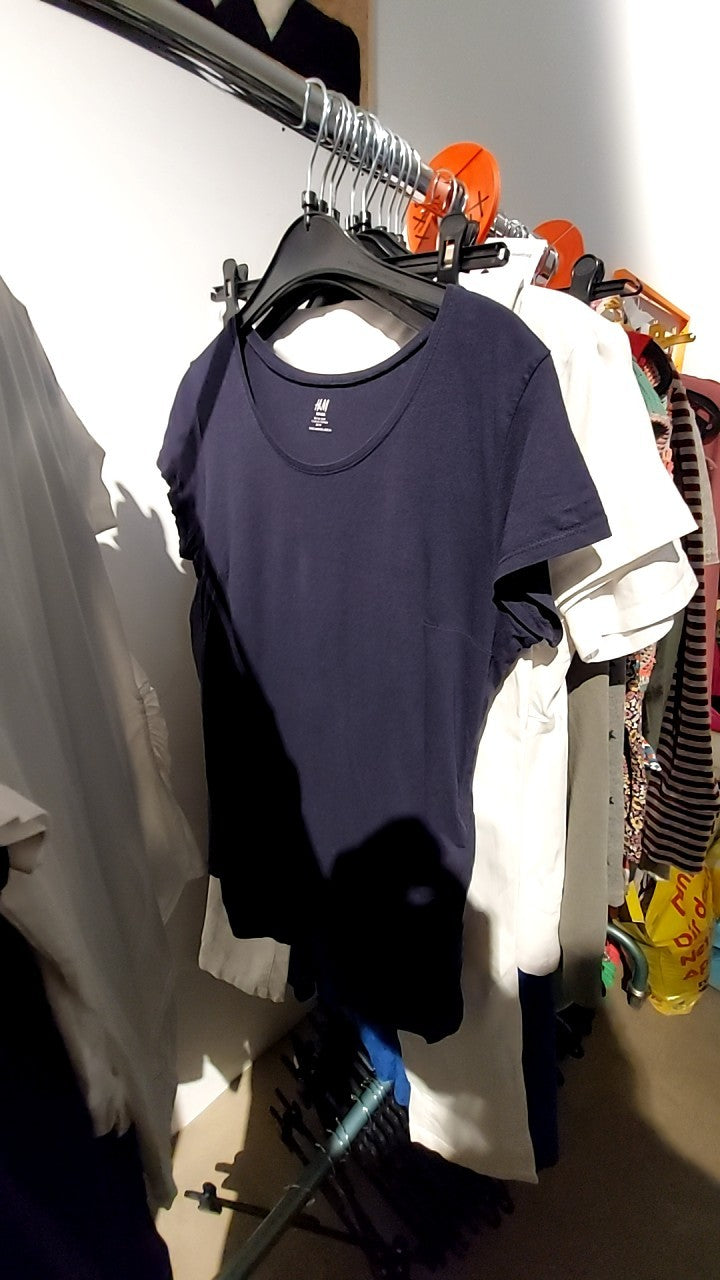 H&M Mama Umstands-Shirt Dunkelblau Gr.: M