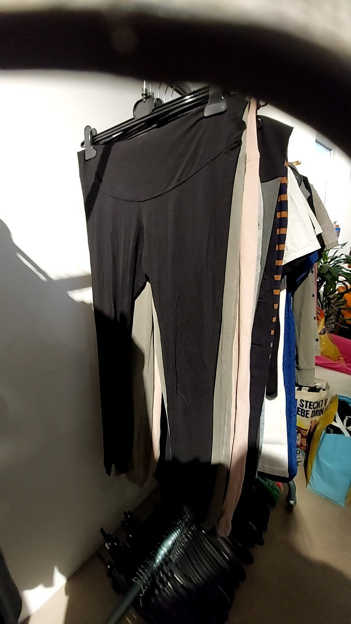 H&M Mama Umstands-Leggings Schwarz Gr.: M