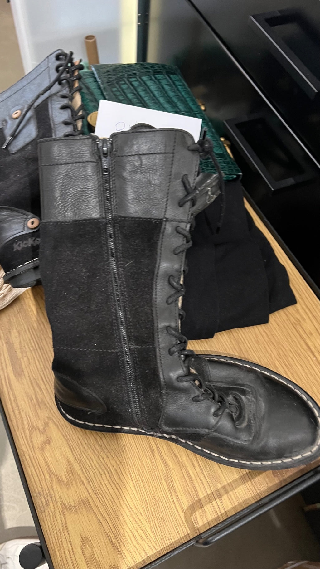 Kickers Stiefel Schwarz Gr.: 37