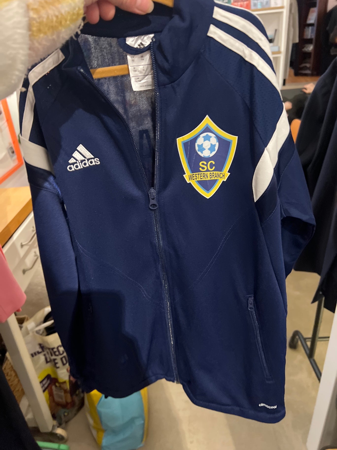 adidas Jacke Blau Gr.: 152