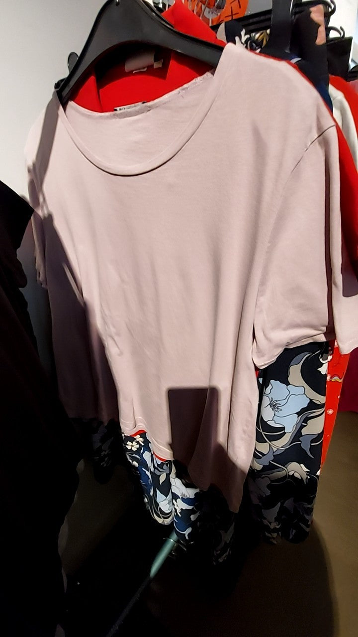 Zara T-Shirt Hellrosa Gr.: XL