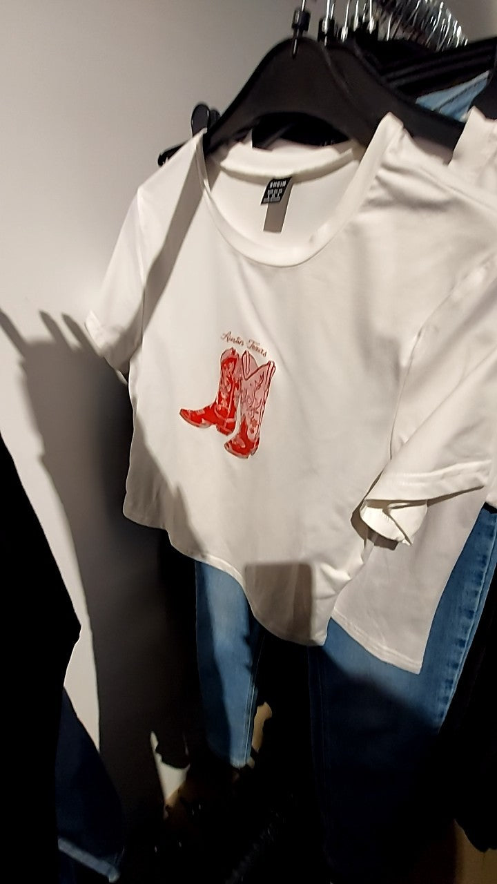SHEIN T-Shirt Weiß Gr.: S
